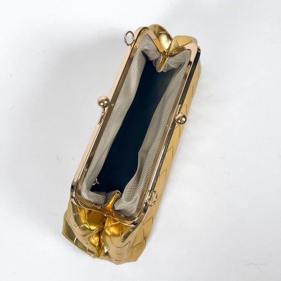 Verano Hill Valentina Cross Chained Crossbody Bag – Gold - Picture 5 of 6